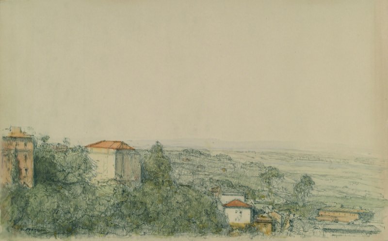1960 - Panorama di Frascati
