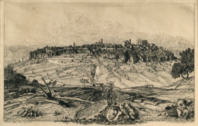 1939 - Panorama di Orvieto